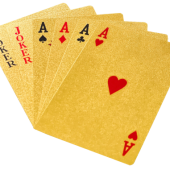 Clancy meloen Christendom Luxe gouden speelkaarten | Perfect voor poker & andere spellen - Luxe  Speelkaarten